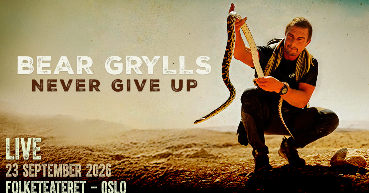 Bear Grylls Never Give Up Bilde